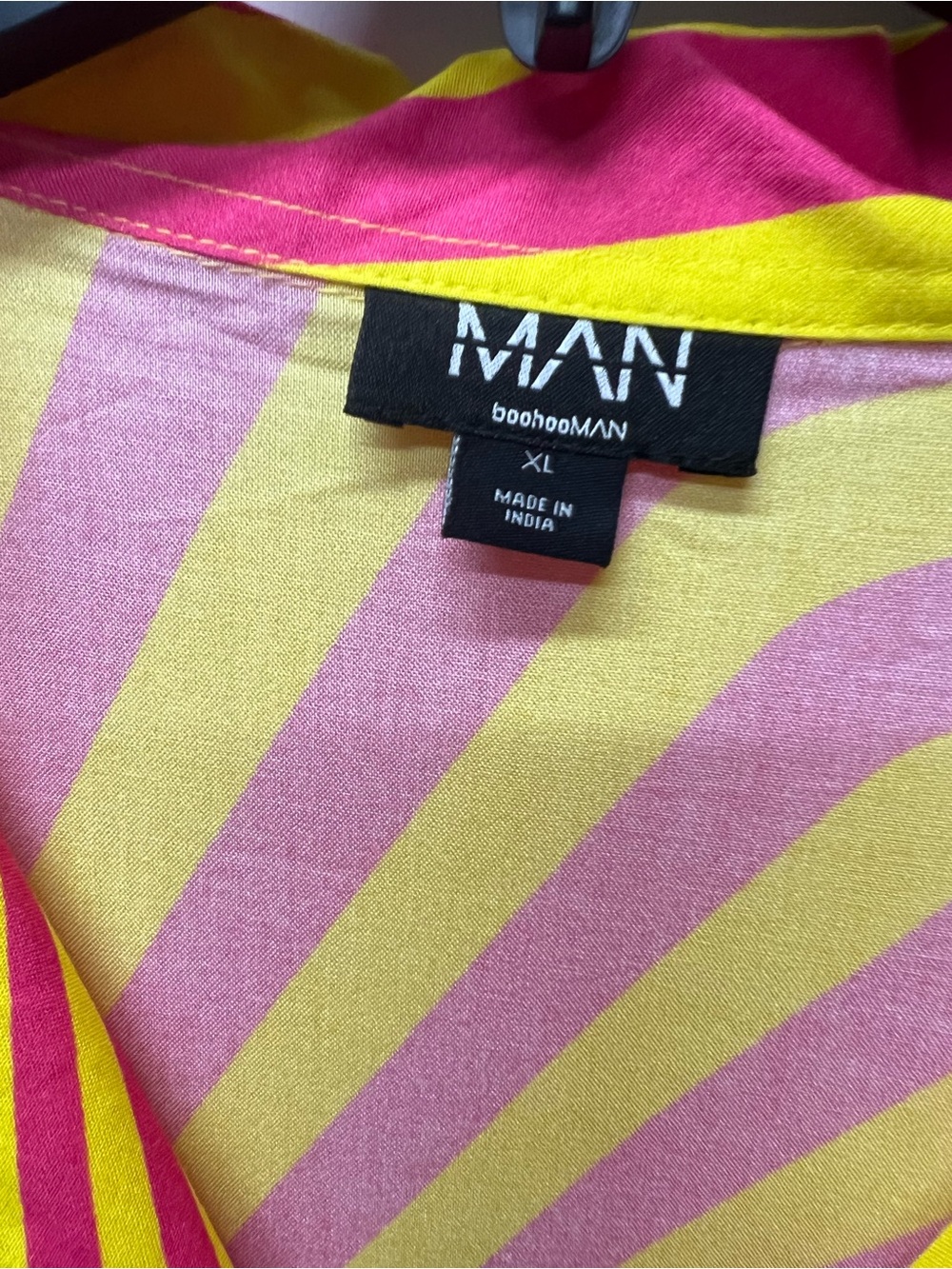 Boohoo Man Swirl Boxy Shirt & Swim Shorts XL - Picture 3 of 7